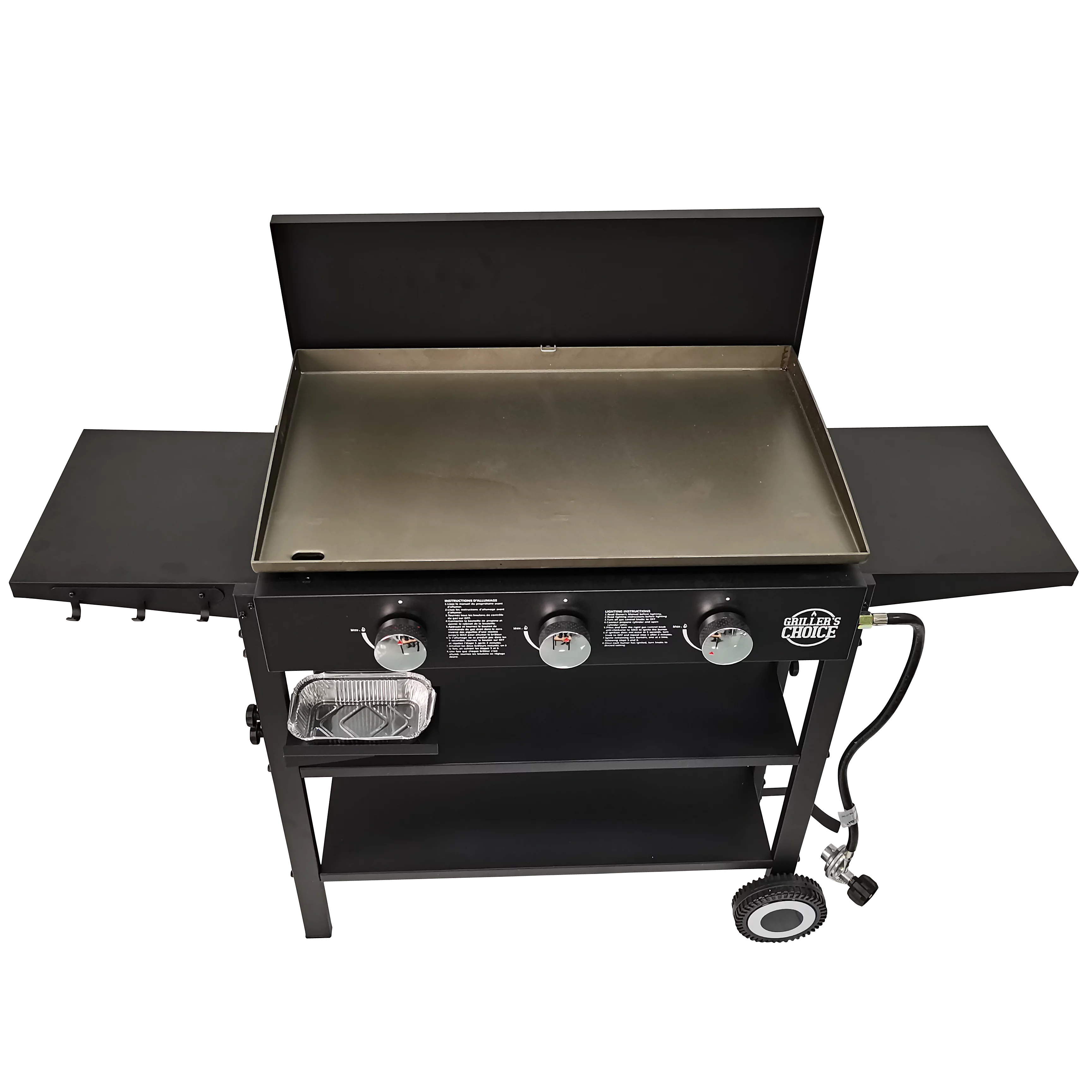 Outdoor Griddle Grill Propane Flat Top with Hood C828