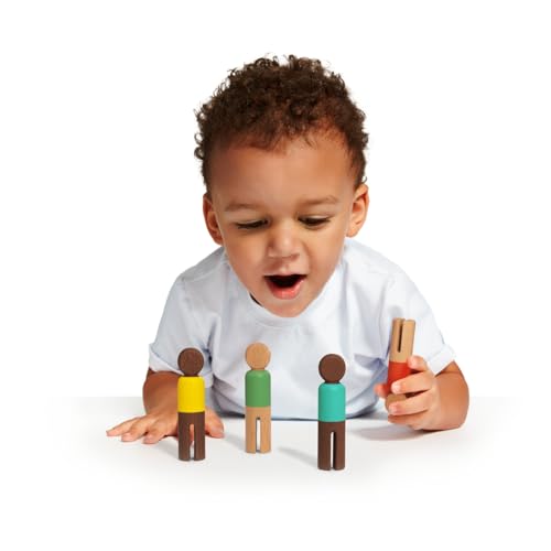 70 Piece Solid Wood Building Blocks with Storage Box S66276