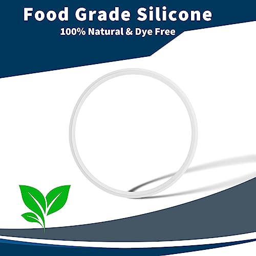 4 pack White Silicone Lid Gaskets Seals for Tumblers W190581