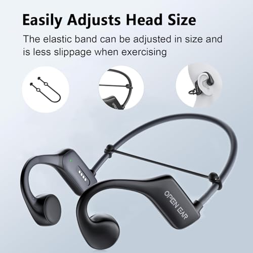 Bone Conduction Headphones Bluetooth 5.3 Waterproof Earbuds with MP3 32G Player C297