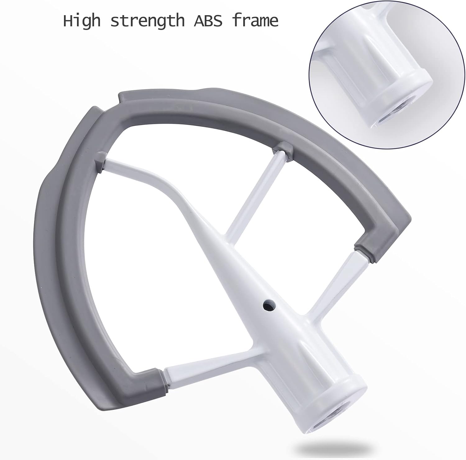 6 Quart Flat Beater Paddle with Flexible Silicone Edge W260