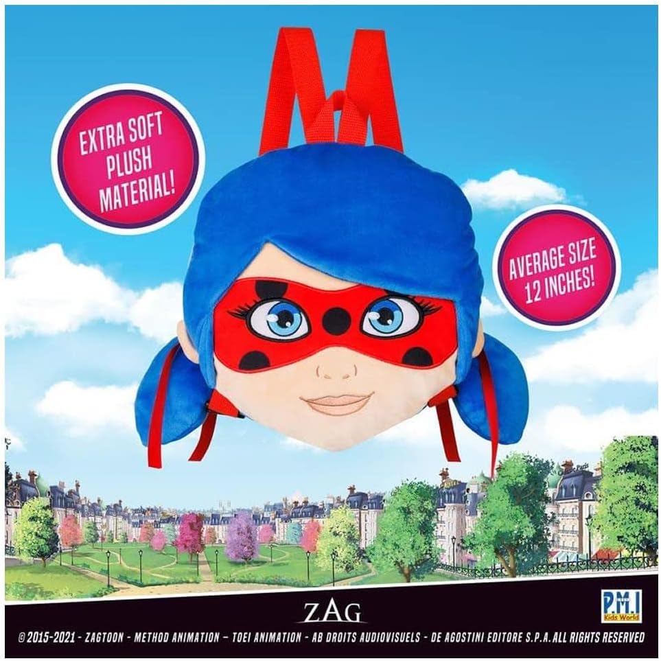 Miraculous Ladybug Plush School Backpack V778996