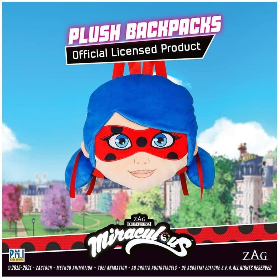 Miraculous Ladybug Plush School Backpack V778996