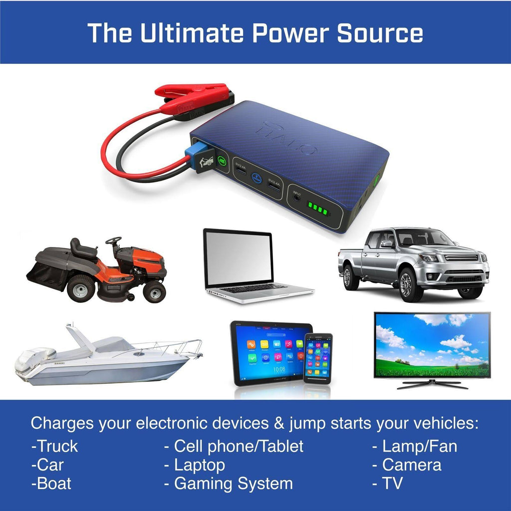Gold Portable Phone Laptop Charger Car Jump Starter with AC Outlet L37952