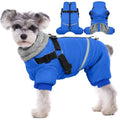 Black Dog Winter Jacket with Harness P5997