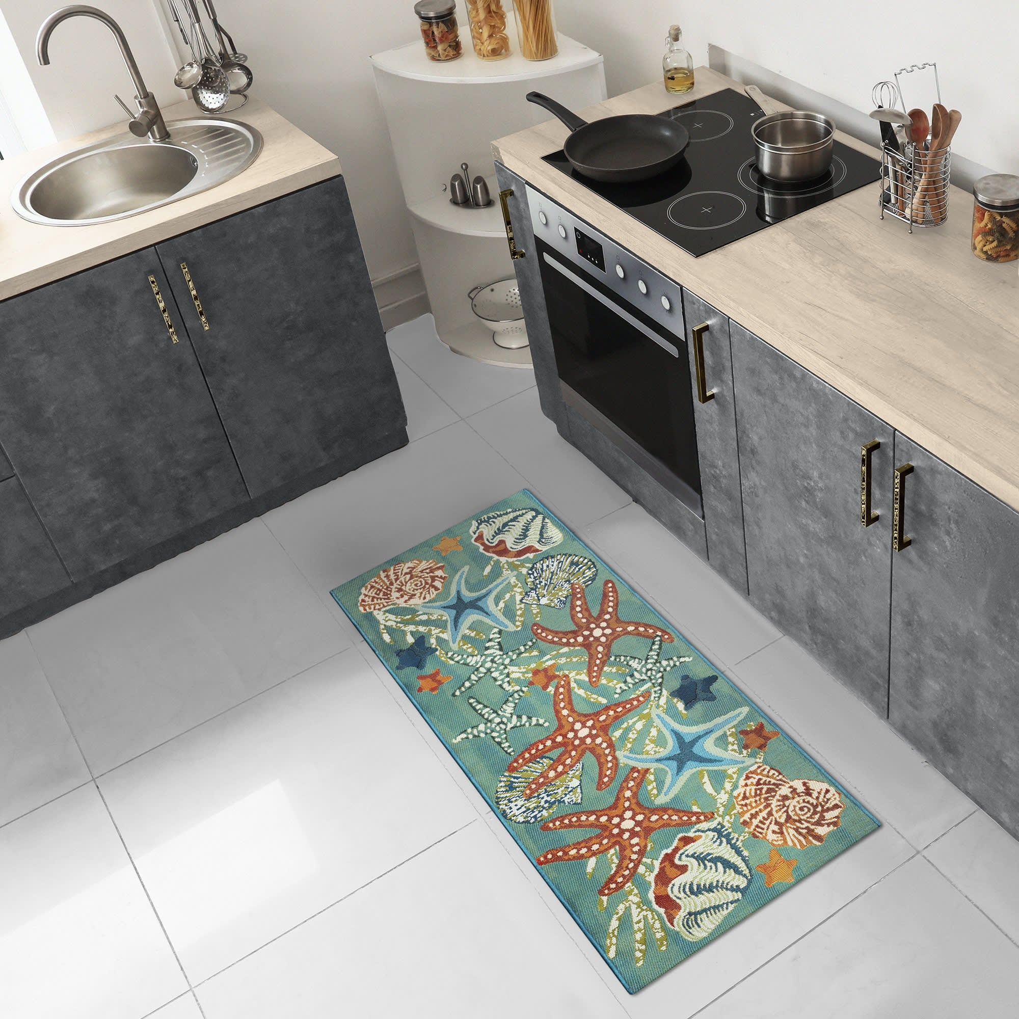 Esencia Starfish Song Indoor Outdoor Mat