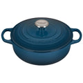 3.5 Qt. Cast Iron Sauteuse Deep Teal E3842