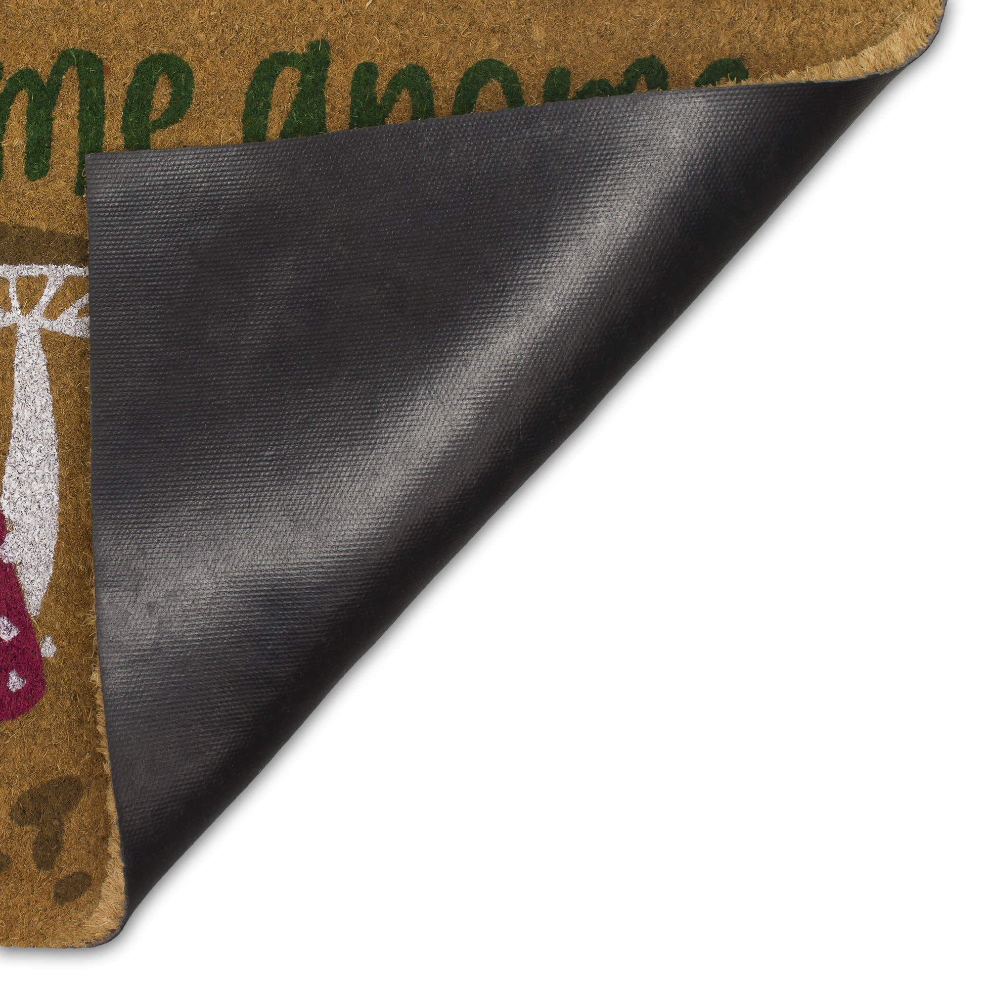 Natura Welcome Gnome Coir Doormat with Non-Slip Backing