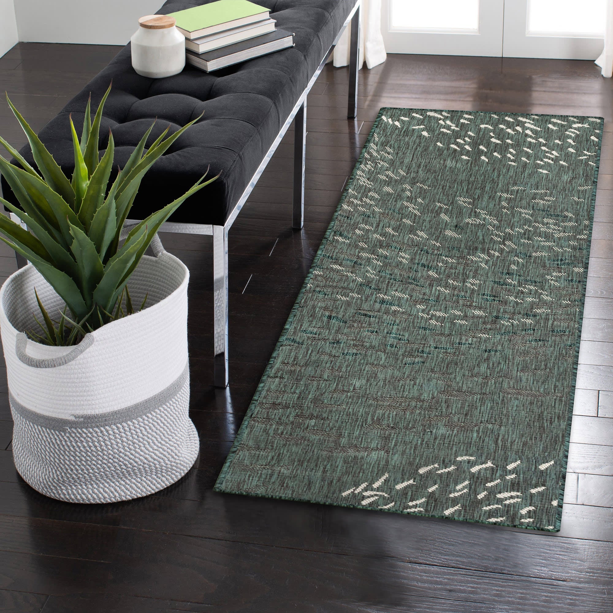 Carmel School Of Fish Indoor Outdoor Area Rug