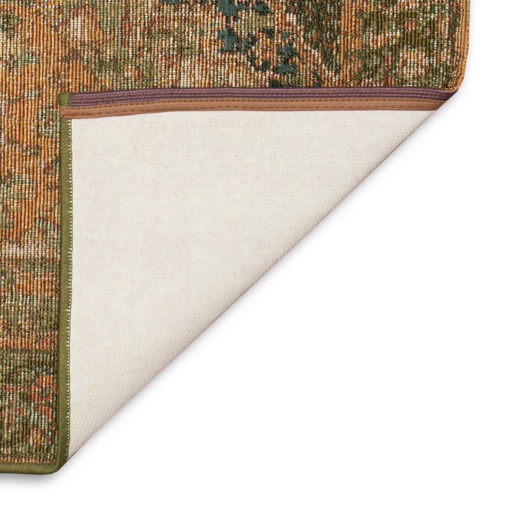Esencia Heriz Indoor Outdoor Mat with Non-Skid Backing