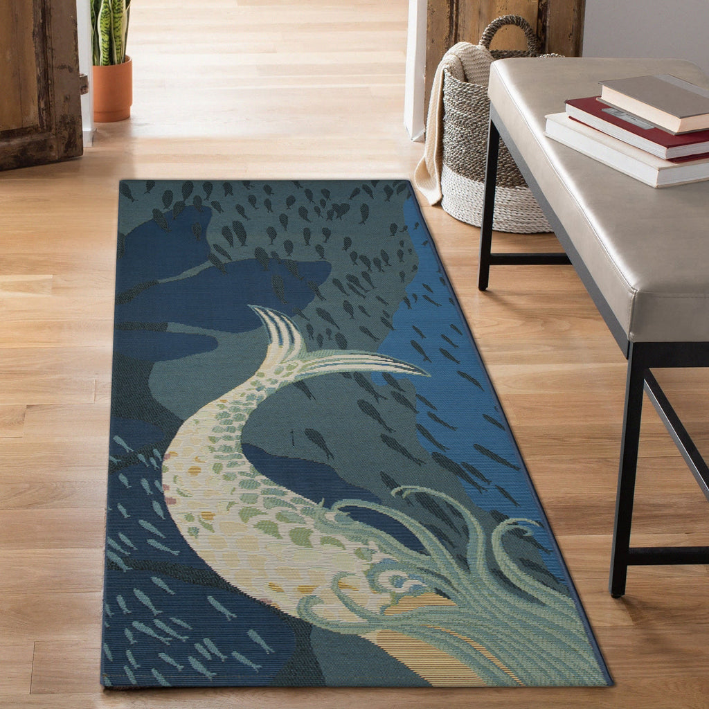 Esencia Mermaids Are Real Indoor Outdoor Mat