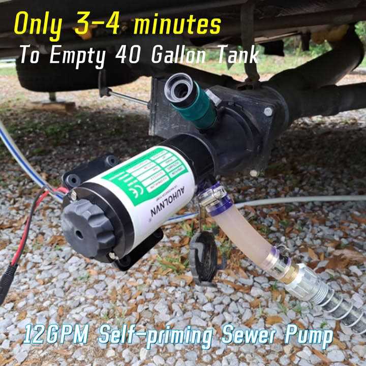12V Portable Macerator Pump B6304