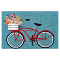 Frontporch Bike Ride Indoor Outdoor Mat