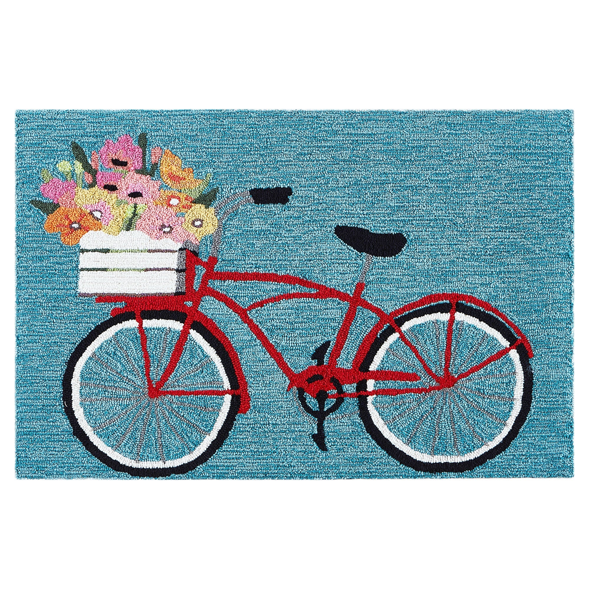 Frontporch Bike Ride Indoor Outdoor Mat