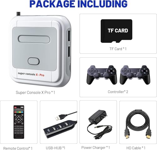 Retro Game Console with 2 Wireless Controllers Q762