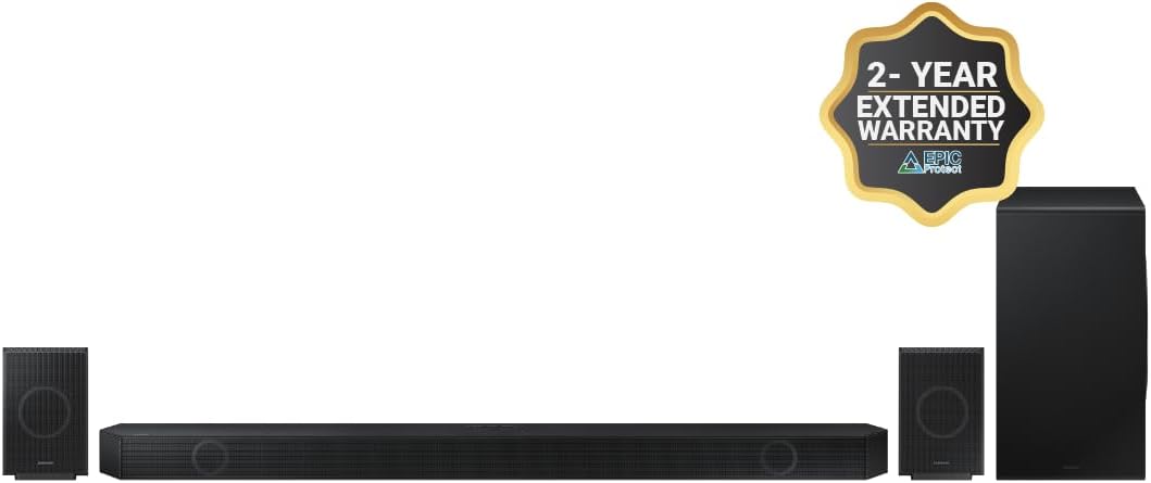 11.1.4ch Soundbar with Wireless Dolby Atmos Audio, Rear Speaker Included O22173