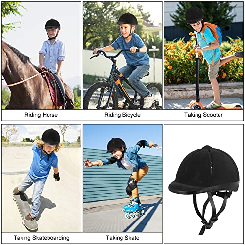 Adjustable Horse Riding Helmet Equestrian Kids Protective Gear Helmet F75012