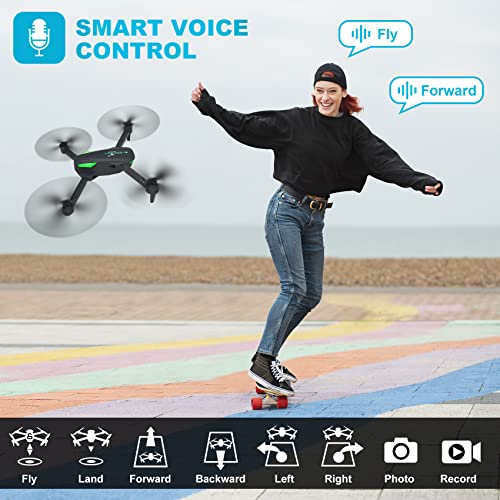 Foldable Remote Control Quadcopter with 1080P Camera and 2 Batteries T430