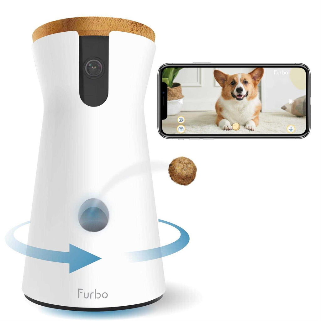 360° Rotating Pet Camera with Treat Tossing N5939