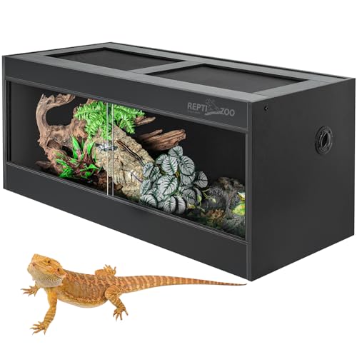 34 Gallon PVC Reptile Terrarium with Glass Sliding Door A97739