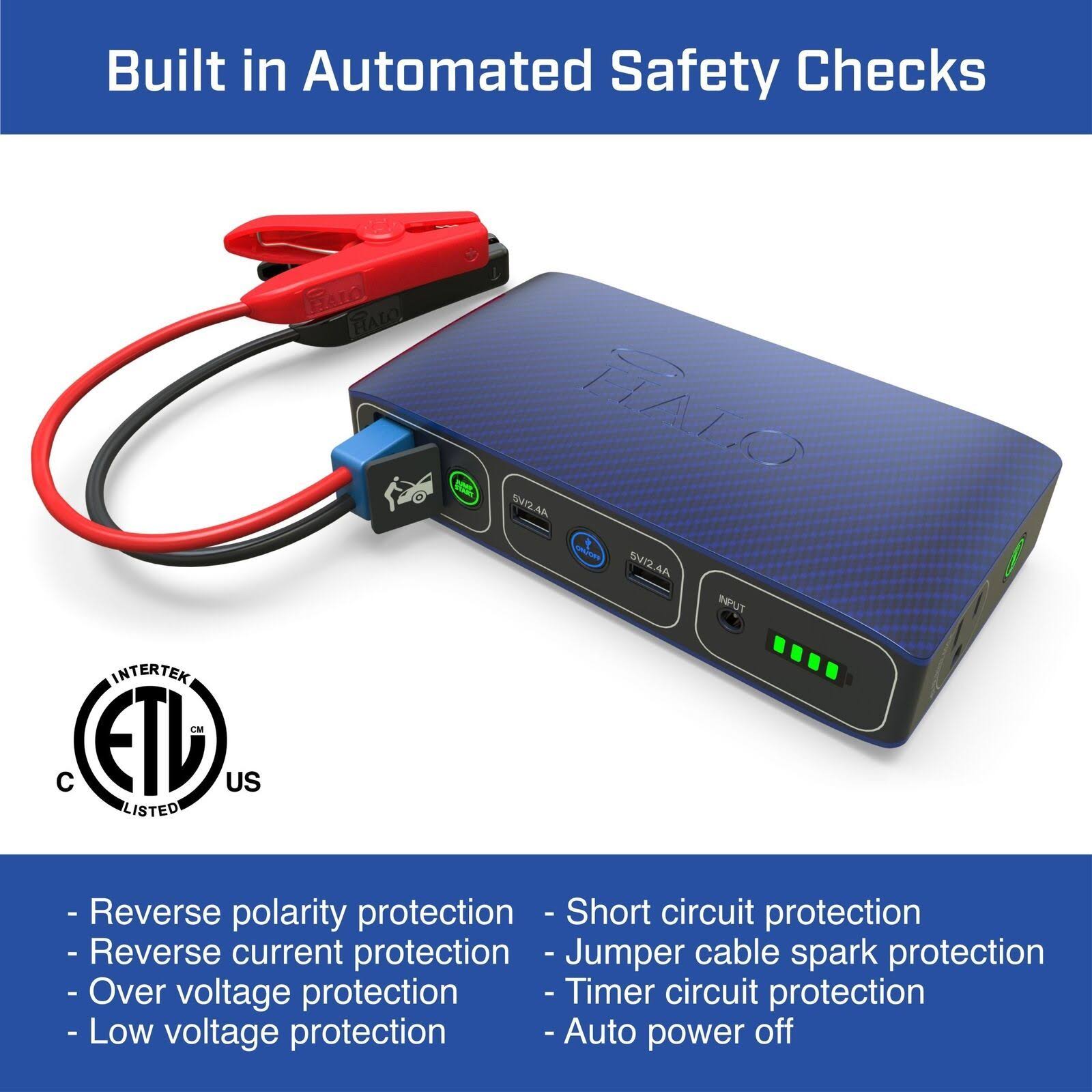 Gold Portable Phone Laptop Charger Car Jump Starter with AC Outlet L37952