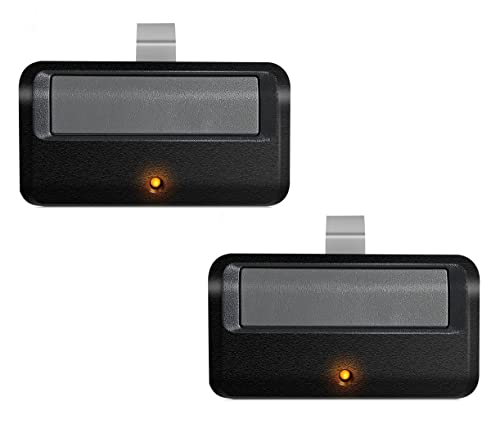 Yellow Learn Button Garage Door Opener Remote (2Pack) U7130