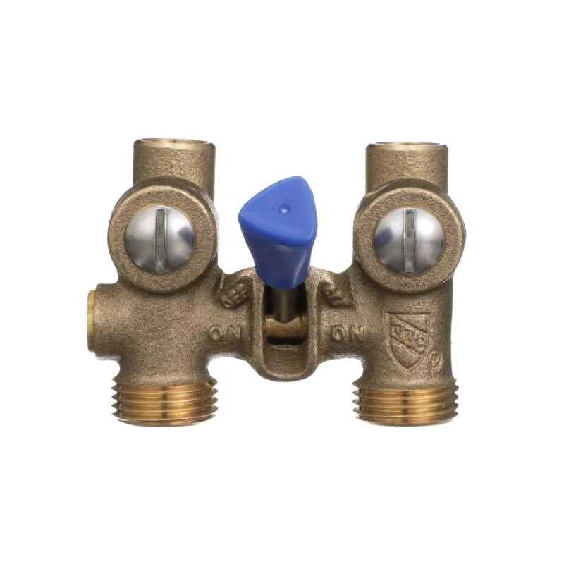 1/2 Bronze Ball-Type Washing Machine Shutoff Valve H374