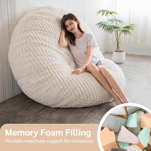 3 in 1 Bean Bag Chairs with High-Density Foam Filling V658