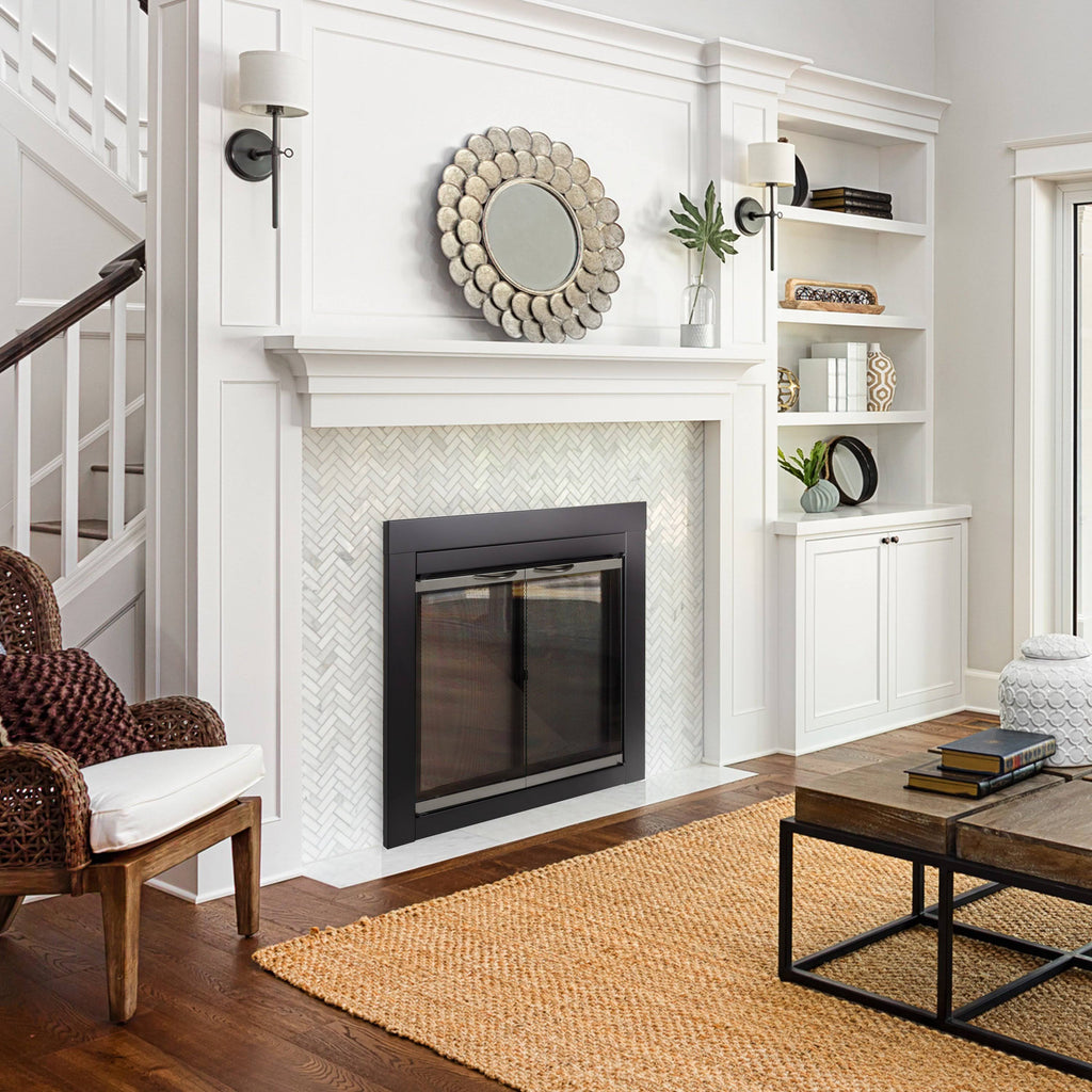 Large Fireplace Glass Doors U337