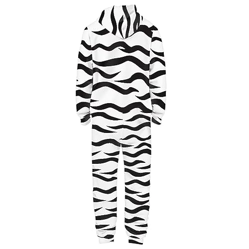Adult Onesie Hooded One-Piece Pajama Zipper Jumpsuits C523146