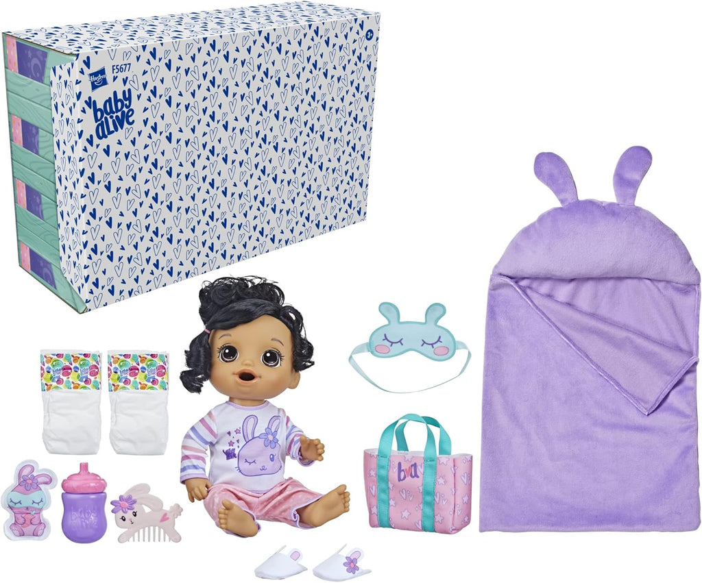 Baby Doll with Sleeping Bag & Bunny-Themed Accessories G9991