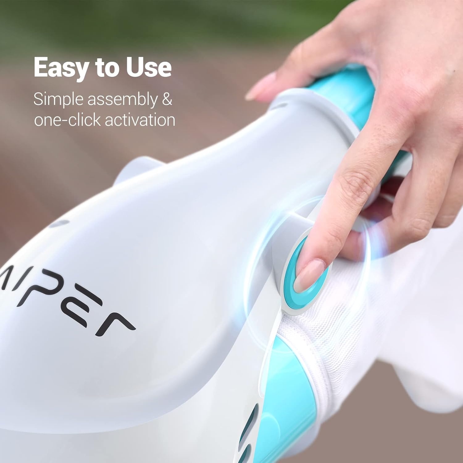 Cordless Handheld Rechargeable Pool Vacuum with 60 Min Run Time M93396