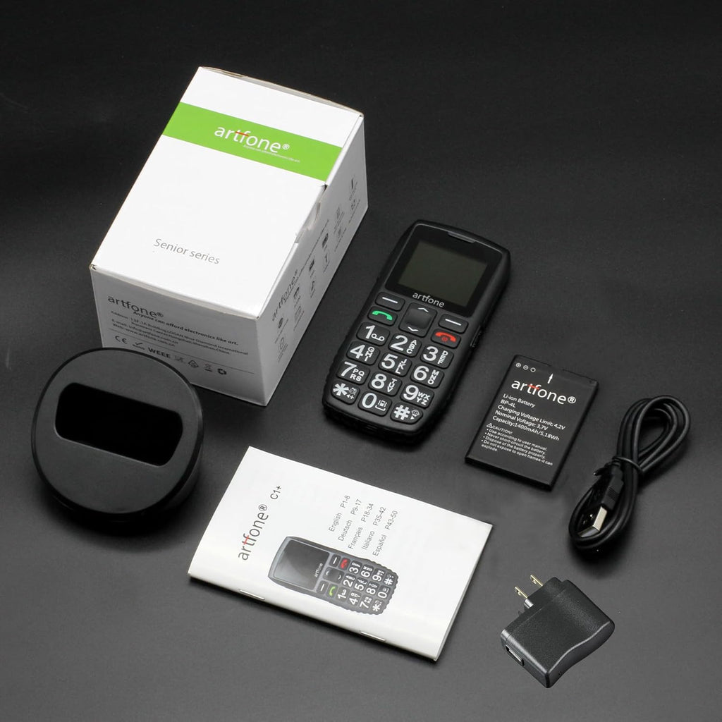 LTE Unlocked Basic Senior Phone with Big Button, 1400 mAh, Single SIM Slot L5126