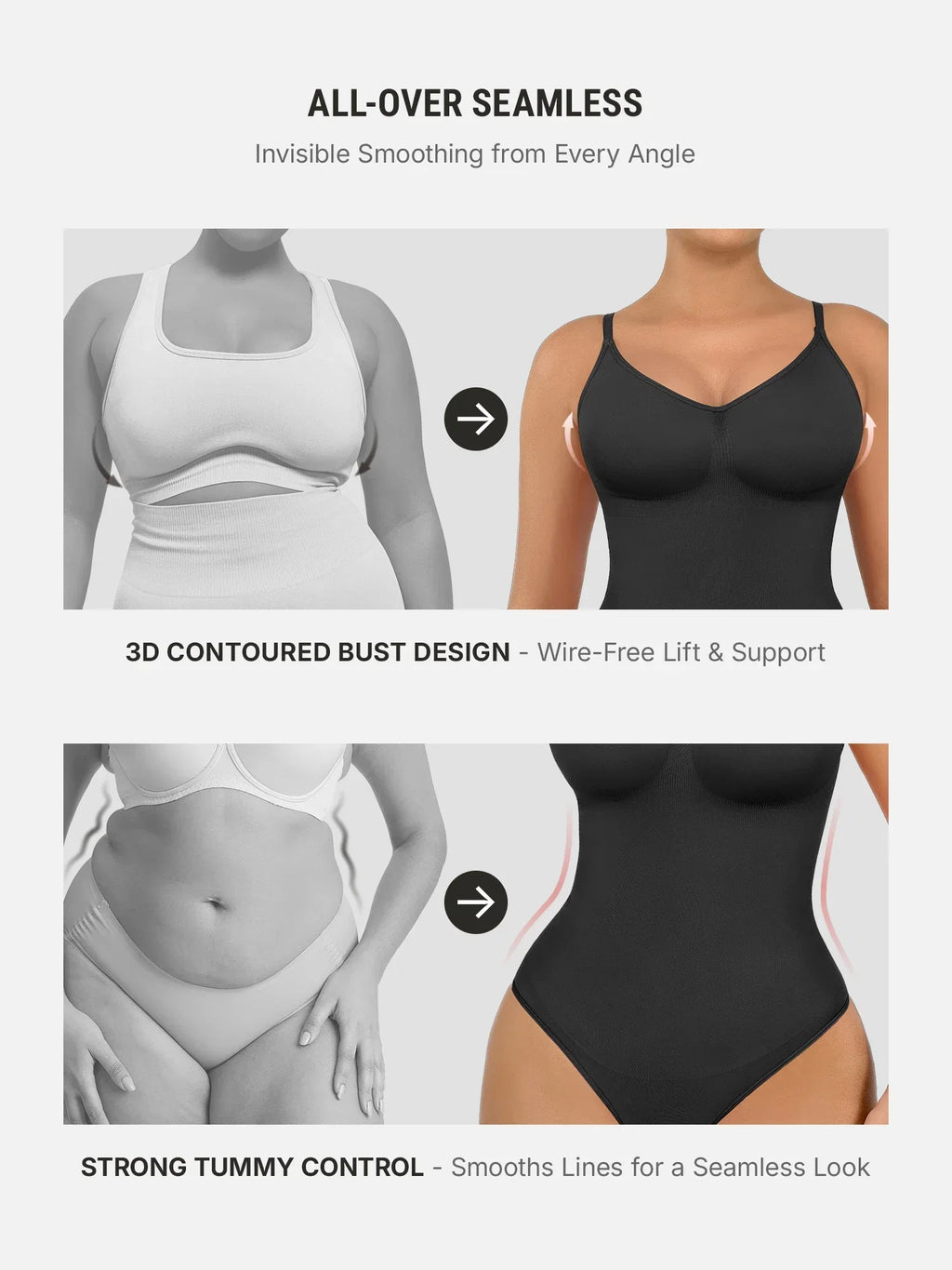 Tummy Control Seamless Bodysuit