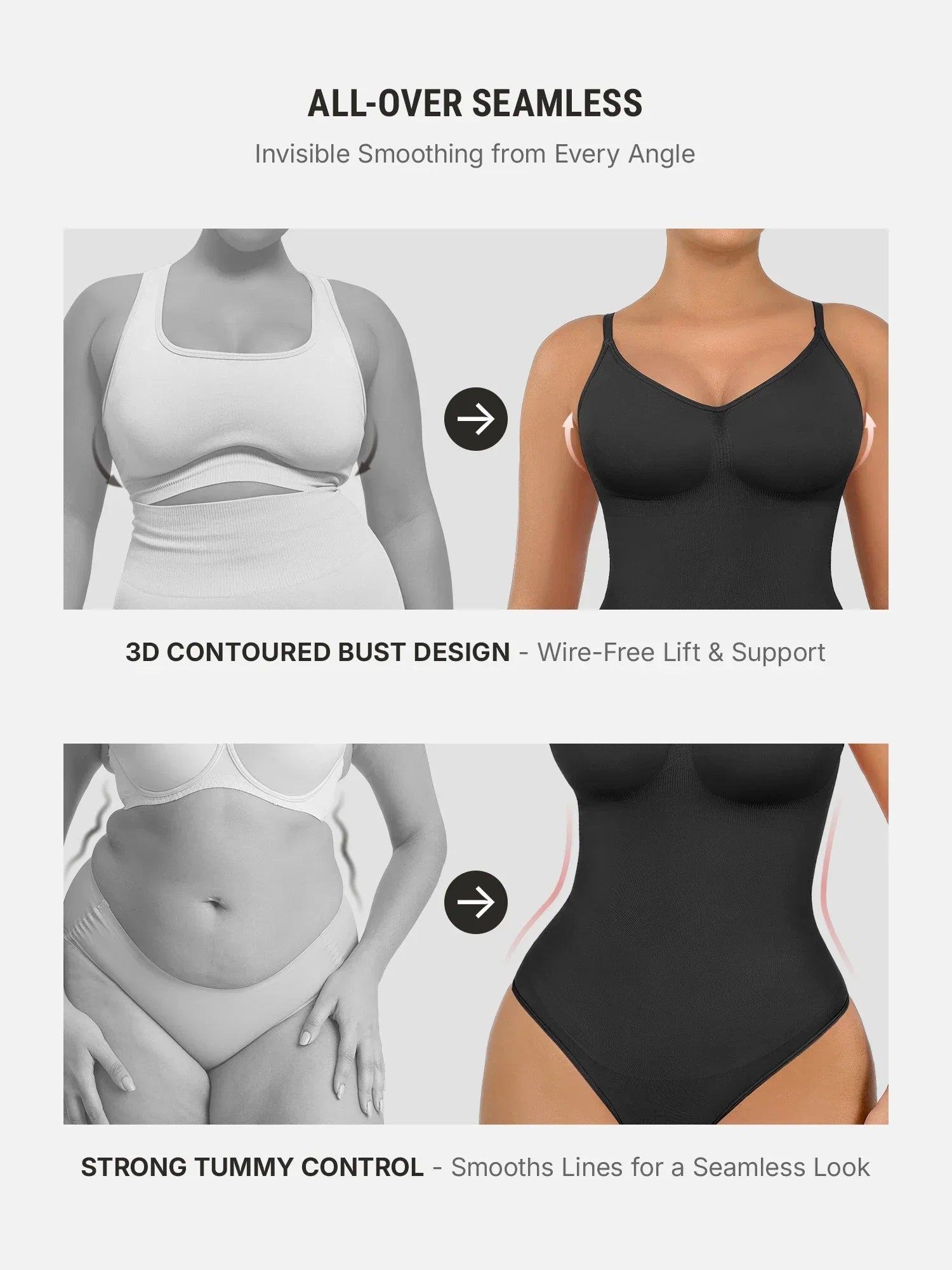 Tummy Control Seamless Bodysuit