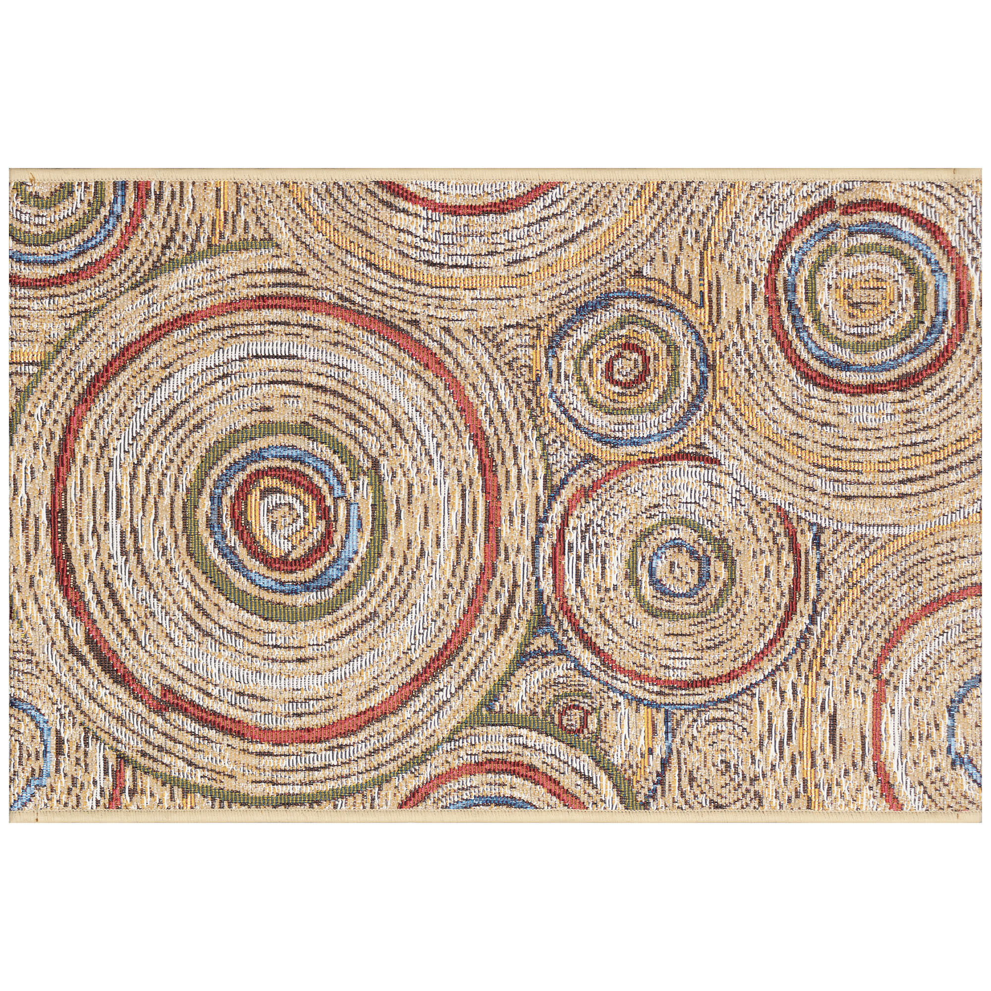 Esencia Basket Circles Indoor Outdoor Mat