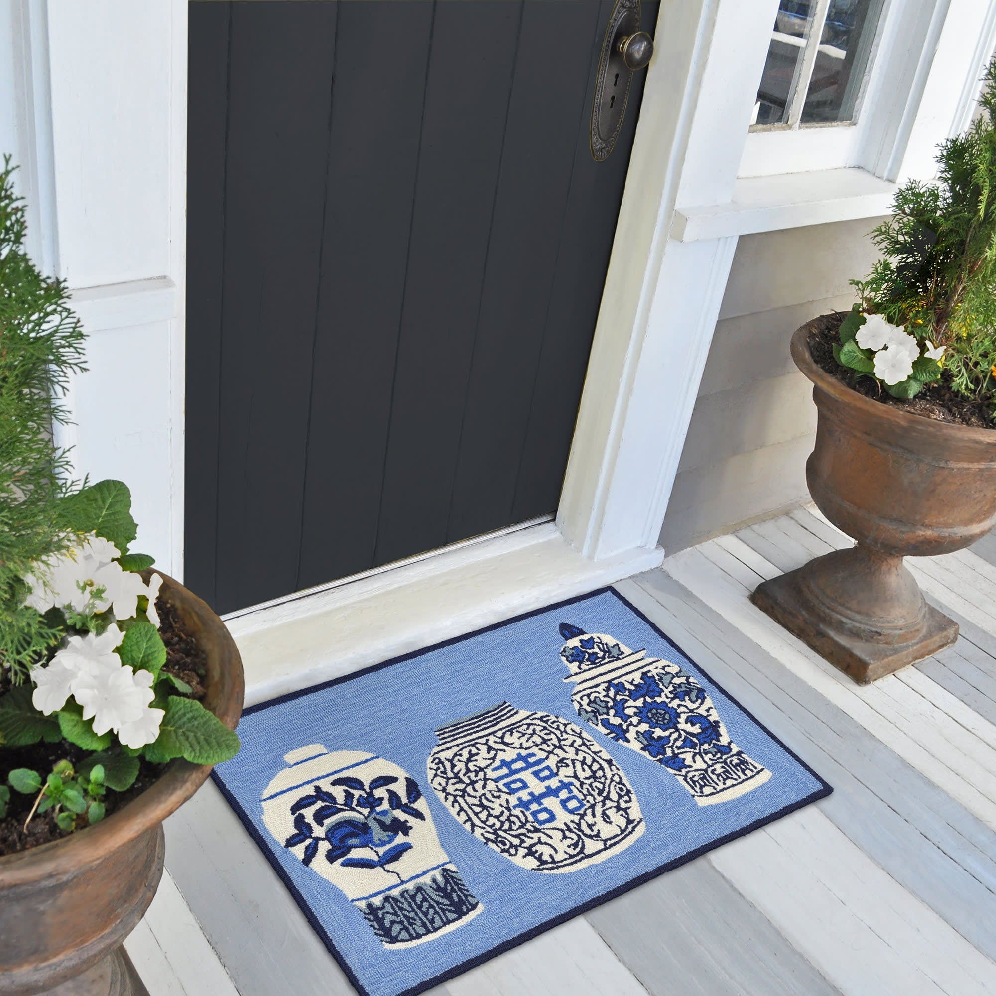 Frontporch Ginger Jars Indoor Outdoor Mat