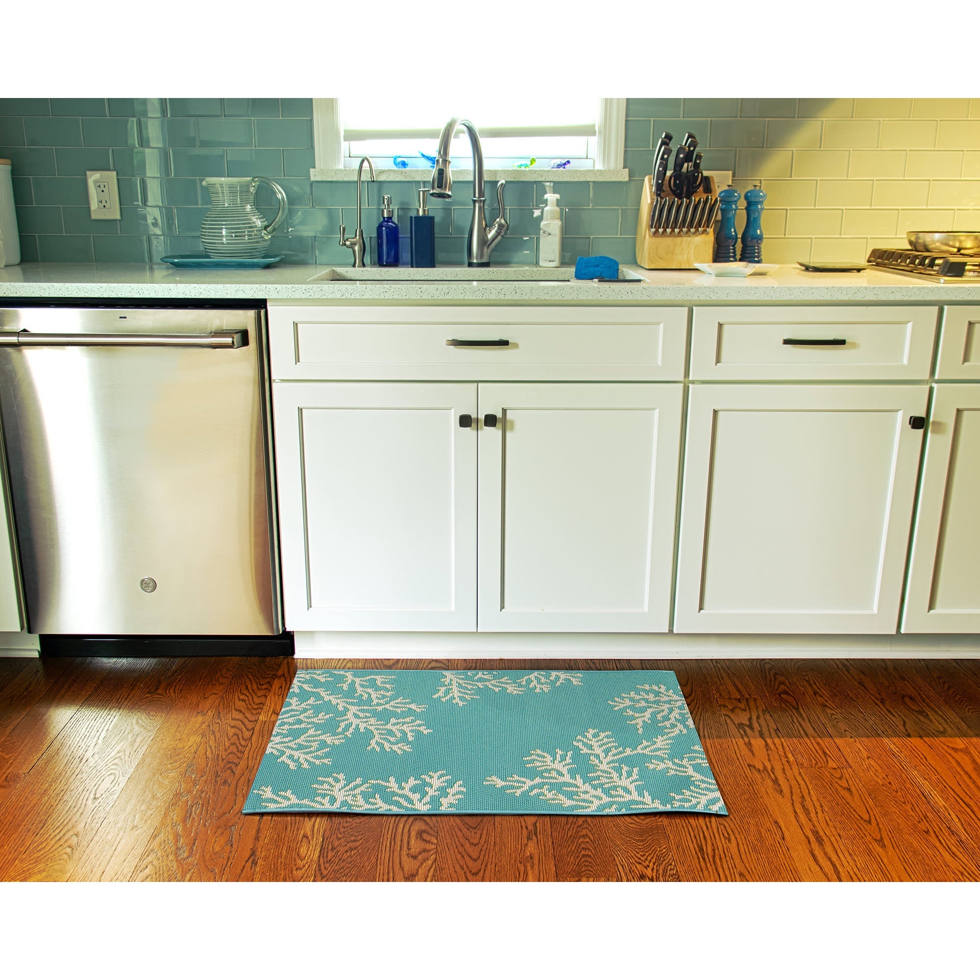 Esencia Coral Edge Indoor Outdoor Mat