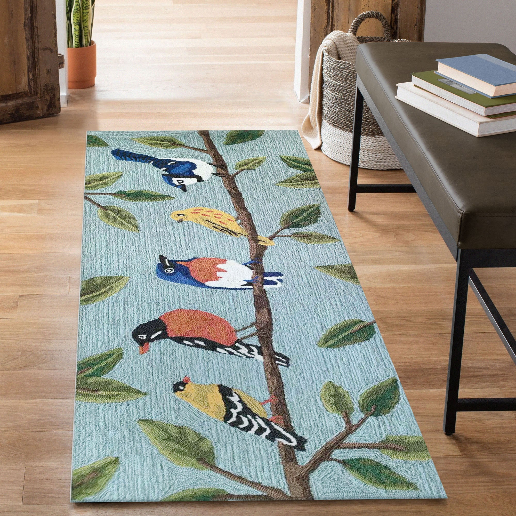 Frontporch Birds On A Branch Indoor Outdoor Mat