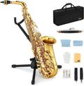 Gold Lacquer Alto Saxophone with Stand X450