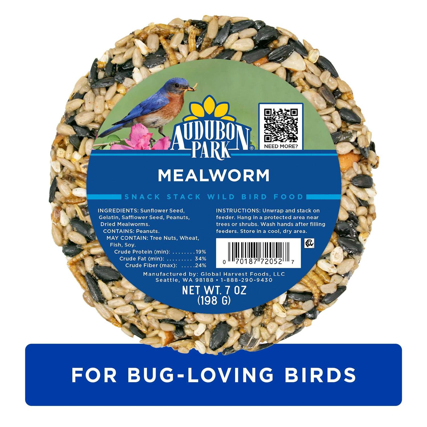 Mealworm Snack Stack Wild Bird Food V90148