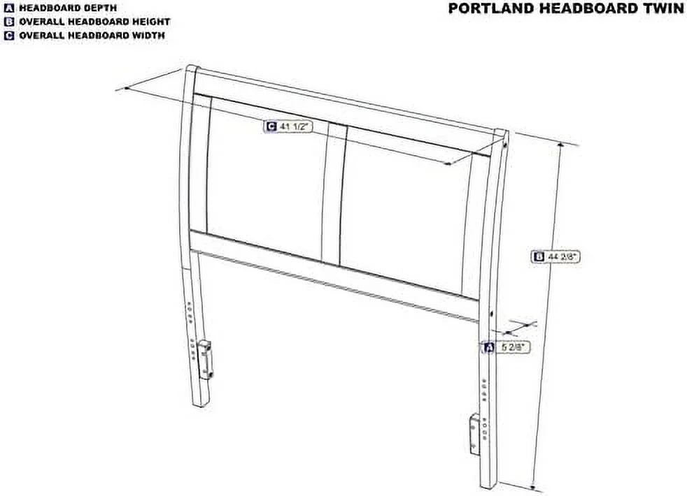 Walnut Sleigh Headboard Z69003