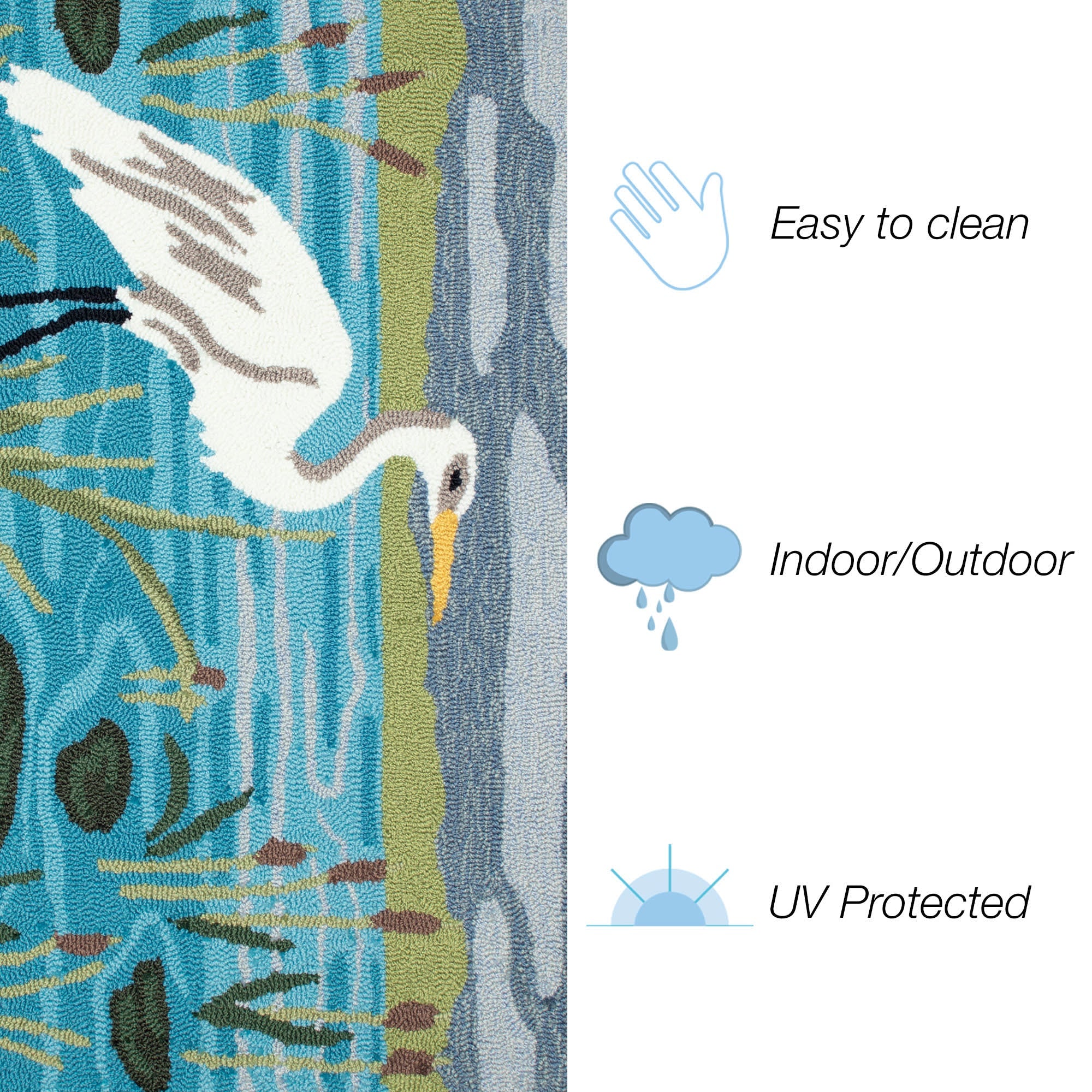 Frontporch Egret Indoor Outdoor Mat