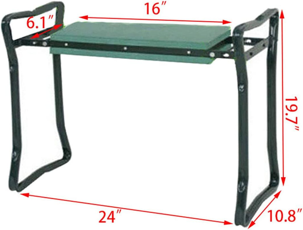 Garden Kneeler Seat Stool with Tool Bag Pouch K60755