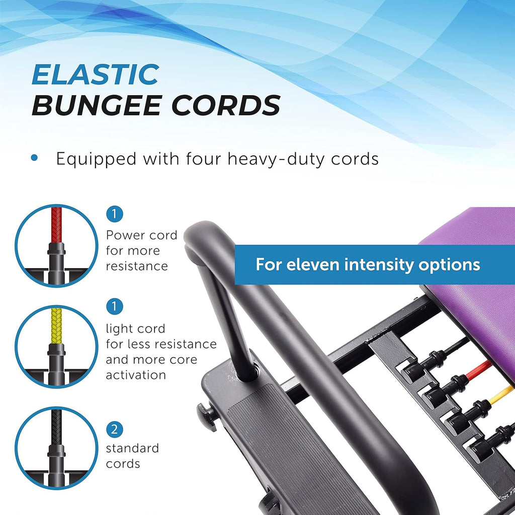 Pilates Reformer Workout Machine with Rebounder Y8924