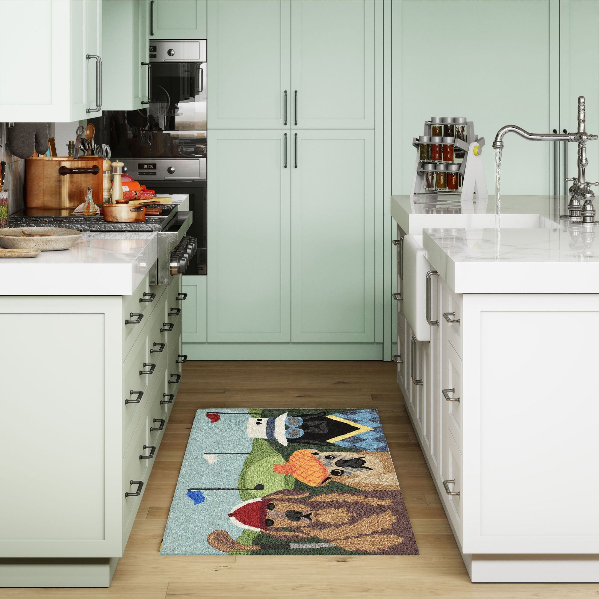 Frontporch Putts & Mutts Indoor Outdoor Mat