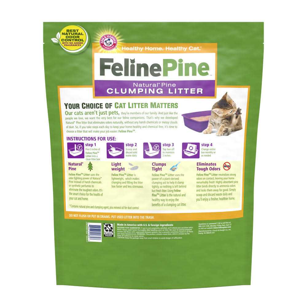 Feline Pine Clumping Cat Litter H693