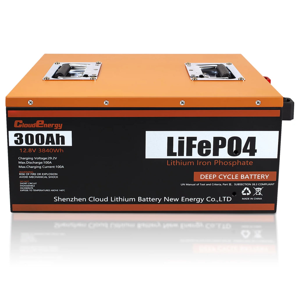 LiFePO4 Battery 12V 300Ah 3.84kWh Deep Cycle with 100 Ampere BMS L557282