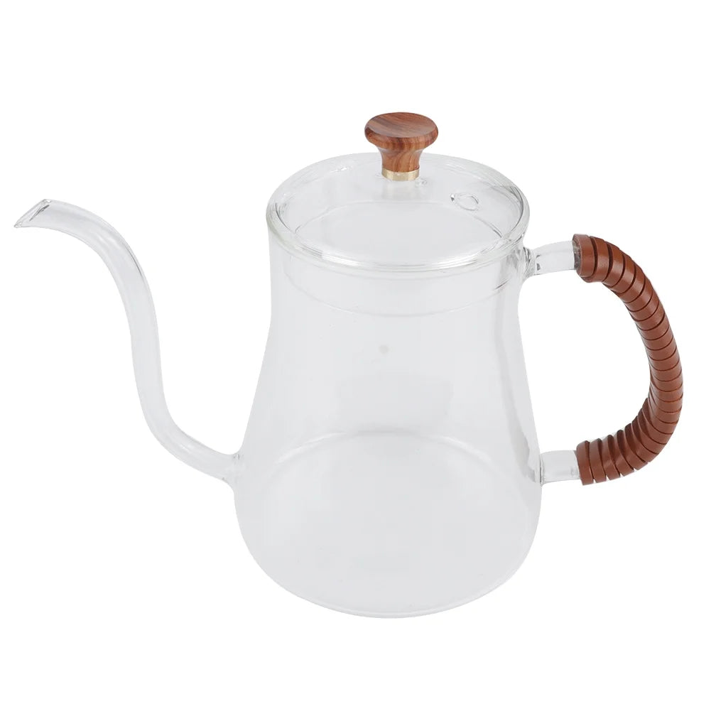 Thickened Glass Gooseneck Kettle 600ML K9925