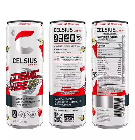 12 Pack 12 fl oz Sparkling Energy Drink O680739